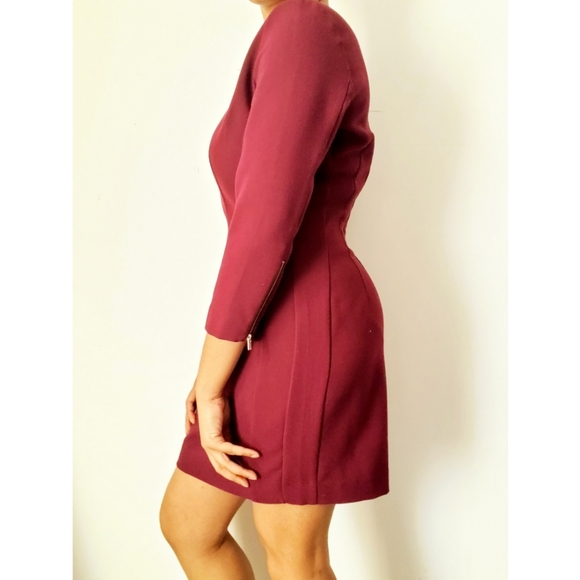 Formal Dress, Size L - Burgundy - Picture 4 of 8